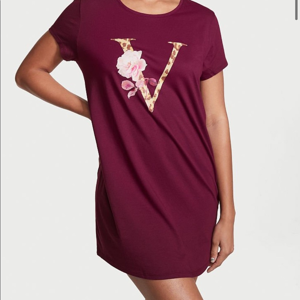 VICTORIA'S SECRET S Lightweight Pima Cotton Sleepshirt Gown Shirt Night Dress